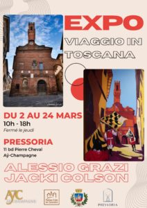 Exposition "Viaggio in Toscana" du 2 au 24 mars à Pressoria